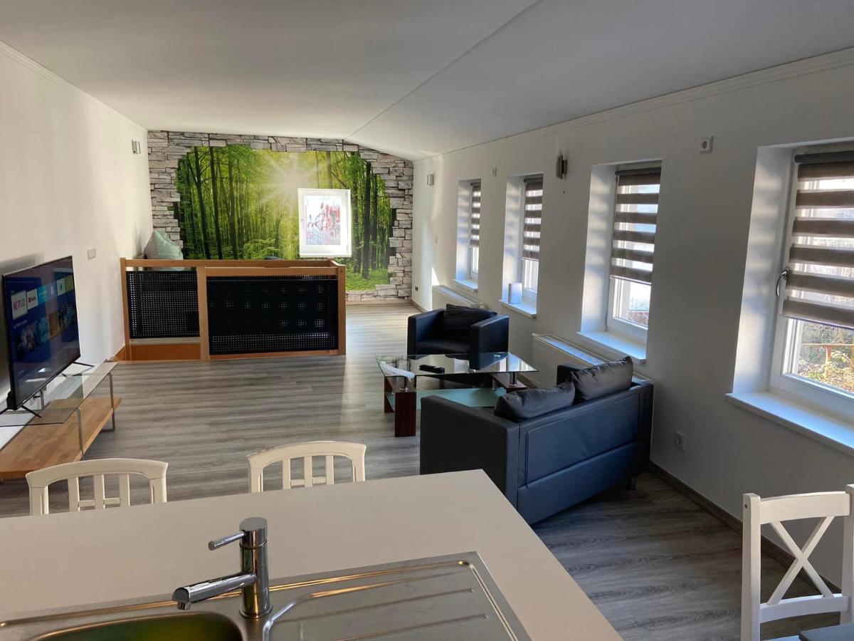 Wohnung Lukas Hainichen Esterno foto